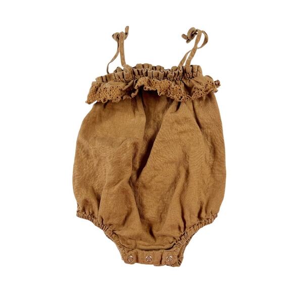 Rylee + Cru Ruffle Tank Eyelet Bubble Romper 18-24 months - Picture 1 of 7